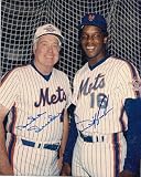 Autographed/Hand Signed Duke Snider & Dwight Gooden New York Mets 8x10 Photo