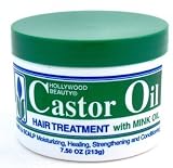 Hollywood Traitement capillaire à base d'huile de ricin et de vison - 222 ml