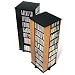 Prepac Black 4-Sided Spinning Media (DVD,CD,Games) Storage Tower