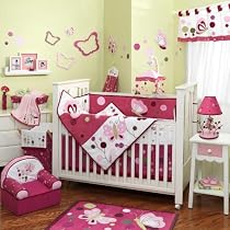 Lambs Ivy Raspberry Swirl 6-PC Set