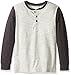 Gymboree Boys' Big Long Sleeve Heathered Henley