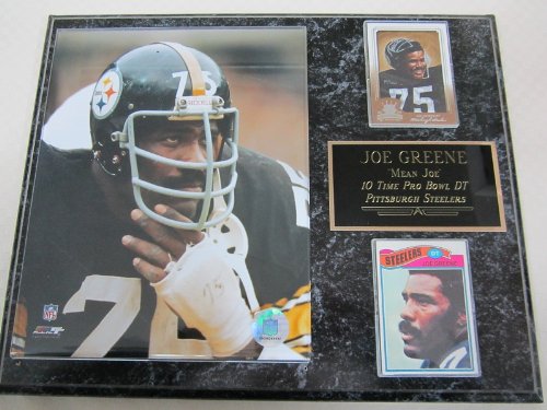 Joe Greene Pittsburgh Steelers 2 Card Collector Plaque