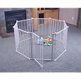 Regalo 4 In 1 Metal Play Yard, White