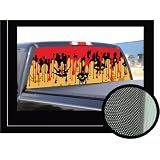BLOODY&nbsp;16 x 54 - Rear Window Graphic - back compact pickup truck decal suv view... by SignMission