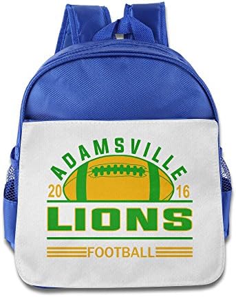 MAL Adamsville Elementary School Lions Football Children School Bags RoyalBlue