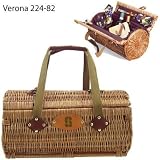 Stanford Cardinals Verona Picnic Basket - Burgandy