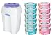 Rund ums Baby : Sangenic Komfort-Starter-Paket bestehend aus Windeleimer Sangenic MK3, 6er Pack Nachfüllkassetten 0-6 Monate und 6er Pack Nachfüllkassetten +6 Monate