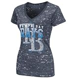 Tampa Bay Rays Navy Women's Topaz Haze T-Shirt