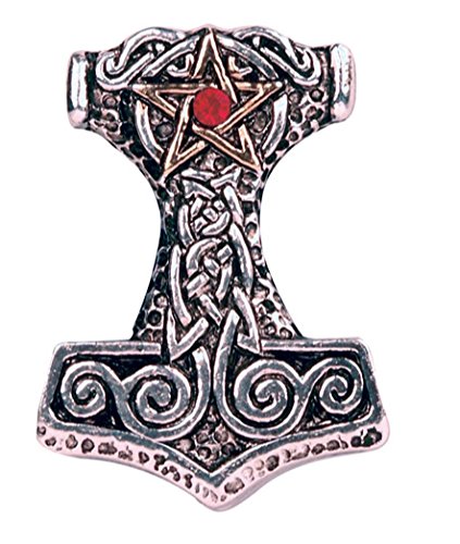 Thor`s Hammer Pewter Pendant Pentacle Talisman