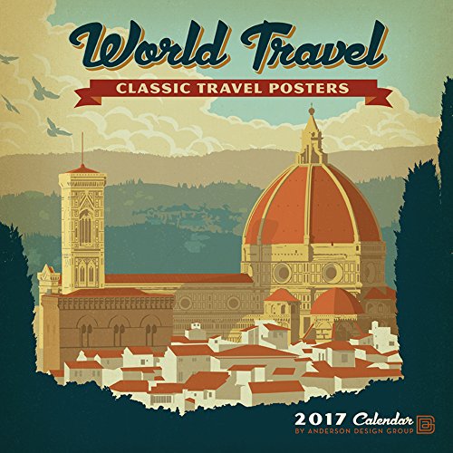 World Travel Classic Posters 2017 Wall Calendar