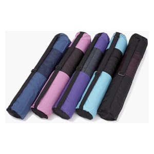 YogaAccessories (TM) Nylon Zippered Yoga Mat Bag