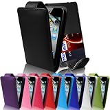 picture of SUPERGETS® High Quality Apple Ipod Touch 4G 4TH 5G 5TH (2010,2011,2012) Generation Leather Flip Case Black Touch Screen Stylus And LCD Screen Protector