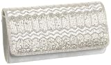 La Regale Sequin Bead Shoulder Clutch