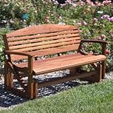 Great American Woodies Red Cedar Classic 5 ft. Glider Package with Optional Cushion - RI203