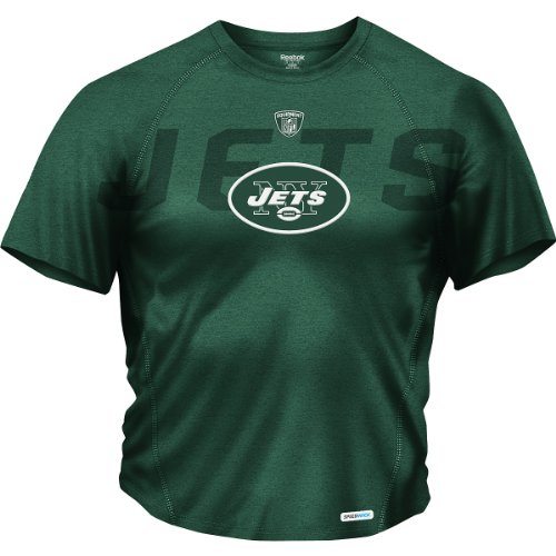 Reebok New York Jets Sideline Audible Heathered Speedwick Large