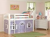 Bolton Furniture Windsor Low Loft with Optional Tent Tower and Slide