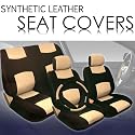 1999 2000 2001 2002 2003 2004 2005 2006 2007 2008 Volkswagen Jetta Seat Covers Set Synthetic Leather