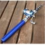 Blue World Smallest Mini Fishing Fish Rod Pen Reel Pole