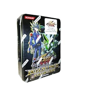  YuGiOh 5Ds 2011 Duelist Pack Collection Tin Frozen Fitzgerald, Underground Arachnid, Zeman the Ape King Hundred Eyes Dragon