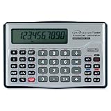 10-Digit Financial Calculator, 5 quot;x3-1/8 quot;x5/8 quot;, Silver