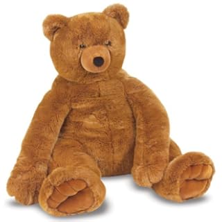 Melissa & Doug Jumbo Brown Teddy Bear - Plush