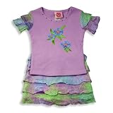 Lipstik Girls - Toddler Girls Skirt Set, Purple, Multi