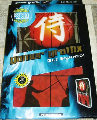 Gamer Graffix PS2 Slim Shogun Skin Removable Reusable