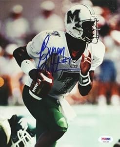 Byron Leftwich Autographed/Hand Signed 8x10 Photo Marshall PSA/DNA #S35142