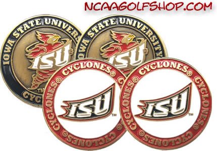 Iowa State Cyclones Golf Ball Markers
