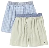 Nautica Men's Bay Gingham 2-Pack Boxed Boxer Gift Set