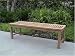 Anderson Teak BH-448B BH448B Casablanca 48" Backless Bench