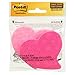Post-it Notes, Heart Shape, Assorted Colors, 2.6x2.6 in, 2 Pads, 75 Sheets/Pad (7350-HRT)