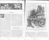 10 old engraving Greater London c1890