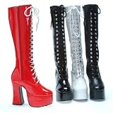 505-KIM, 4.75 Chunky Heel Knee High Boot by Ellie Shoes