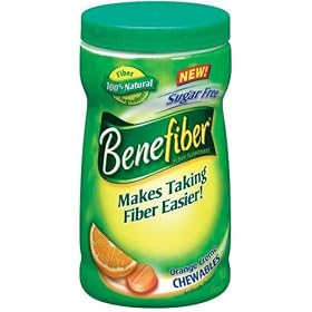 Benefiber Fiber Supplement, Orange Creme, Chewable Tablets, 100 Count