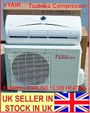 Toyocool 12,000btu  Split Air Conditioning Heating & Cooling