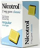 Nicotrol Classic 2mg nicotine gum 105 pieces