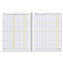 Adams Employee Payroll Record, 50 Employee Capacity, Spiral Binding, 8.5 x 11 Inches, White, (AFR51)