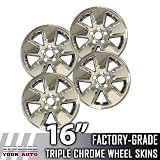 2008-2012 Jeep Liberty 16 Chrome Wheel Skins