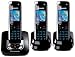 Panasonic KX-TG8423EB Colour DECT Trio Telephone with Answer Machine - Black book cover