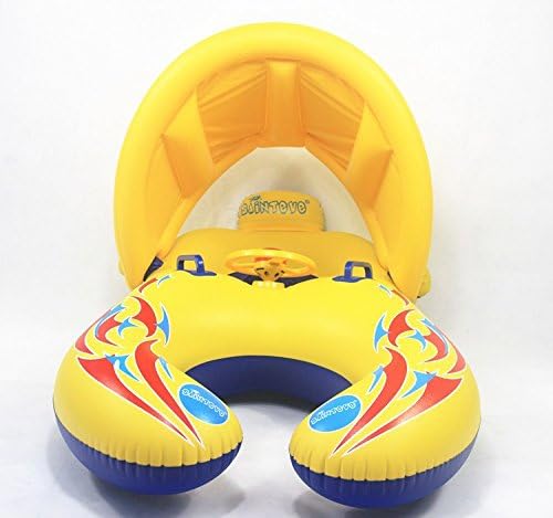 12-36 Month Inflatable Baby Swimming Ring Swim Ring Float Seat Mother And Child Swimming Circle To Swim Swimming Pool Seat