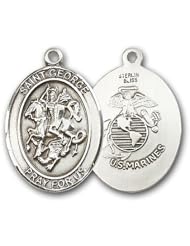 Sterling Silver St. George Medal