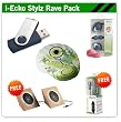 i-Ecko Rave Stylz Pack - Buy Sports Clipz, 4GB Swivel USB, & Mousepad - Get Eco-Budeez & Eco-Speakers FREE!