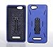 BLU Vivo XL case, {NFW} Premium Rugged Dual Layer Heavy Duty Kickstand Case for Vivo XL (V0030UU)(HVD Black)