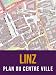 Linz, Autriche : plan du centre ville (French E...