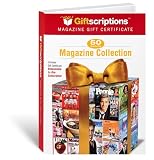Giftscriptions Magazine Gift Certificate: 50 Choice Magazine Collection