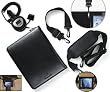 Grantwood Technology's Car Kit and Mount for iPad, Includes FM Transmitter Car Charger, SimpleCase for iPad (1st Generation) and Car Seat Attachment Straps (iPad/iPad 3G), BLACK