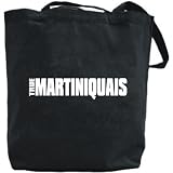 Canvas Tote Bag Black  True Martiniquais  Martinique Country