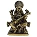 Hindu Goddess Saraswati Statues Brass