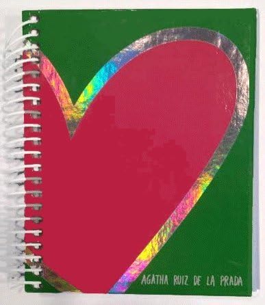Mini Spiral Bound Cardboard Notebook by Miquelruis with Cover Art by Agatha Ruiz de la Prada